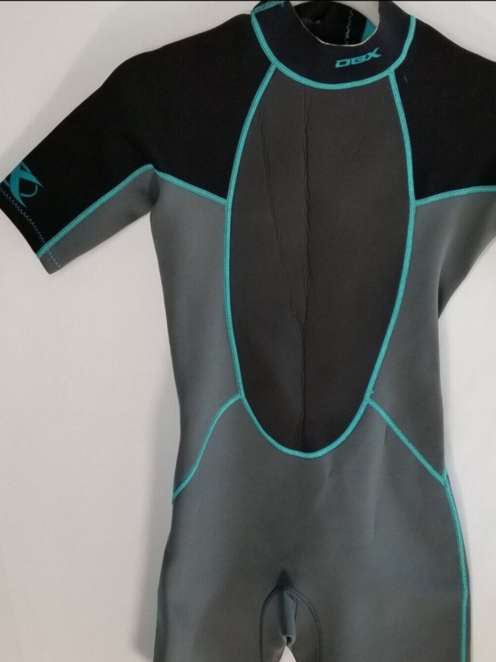 DBX Womens Size 10 Shorty Neoprene Wetsuit Item # WTB00174 Back Zip Beach